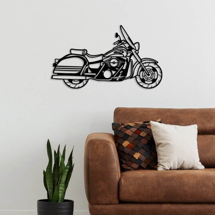Wallity Escultura de pared Motorcycle en negro Wallity Escultura de pared Motorcycle en negro